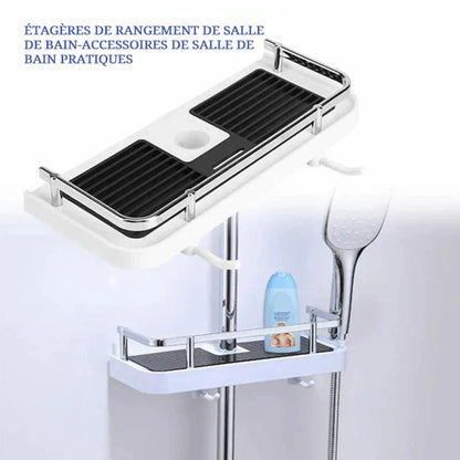 Revolutionary shower shelf