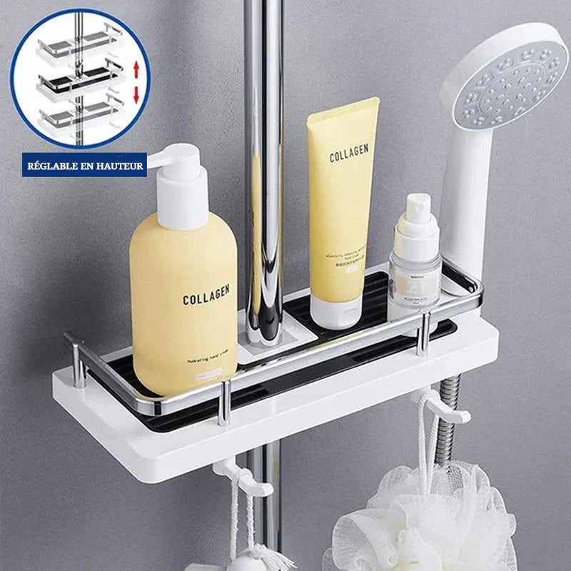 Revolutionary shower shelf