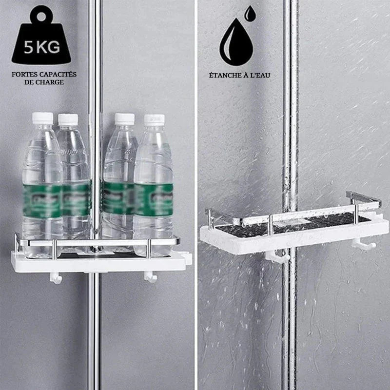 Revolutionary shower shelf