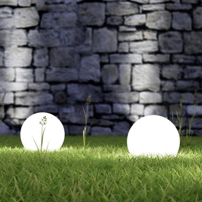 Designer garden ball lamp